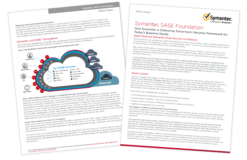 Presentation image for Symantec SASE Foundation
