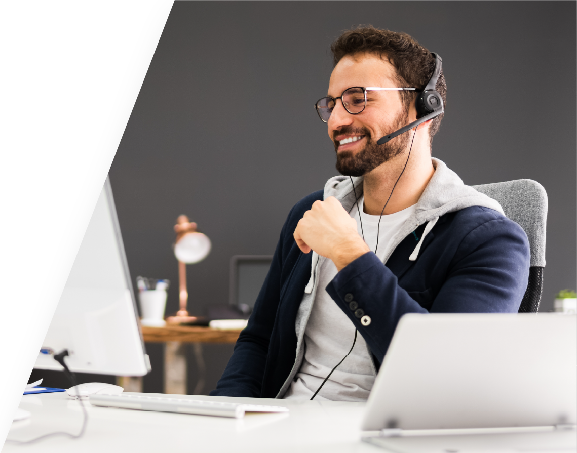 Man Headset Full Cropped